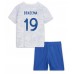 Billige Frankrig Karim Benzema #19 Børnetøj Udebanetrøje til baby VM 2022 Kortærmet (+ korte bukser)